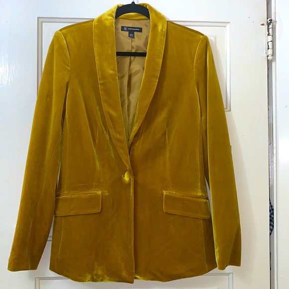 NWOT. International Concepts velvet blazer in EUC - Picture 1 of 6